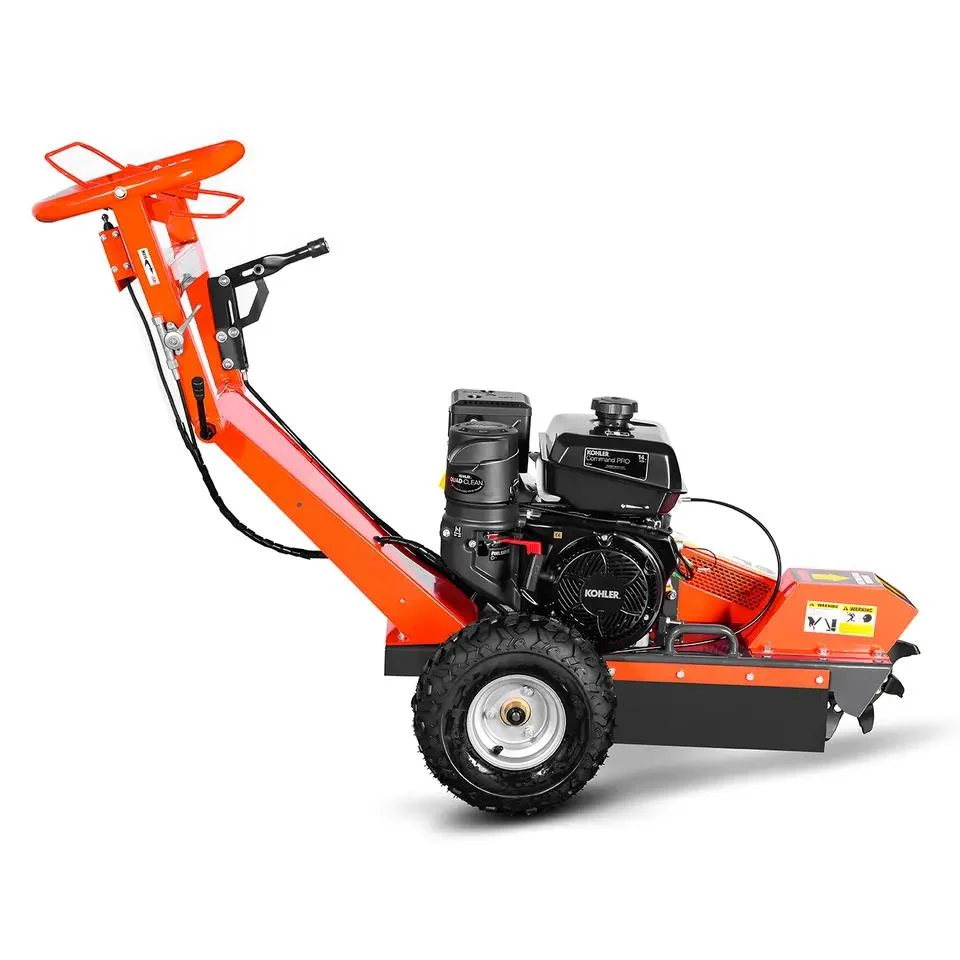 TUV CE-MD CE-EMC Approved 15HP Gasoline Engine Power Wood Stump Cutter