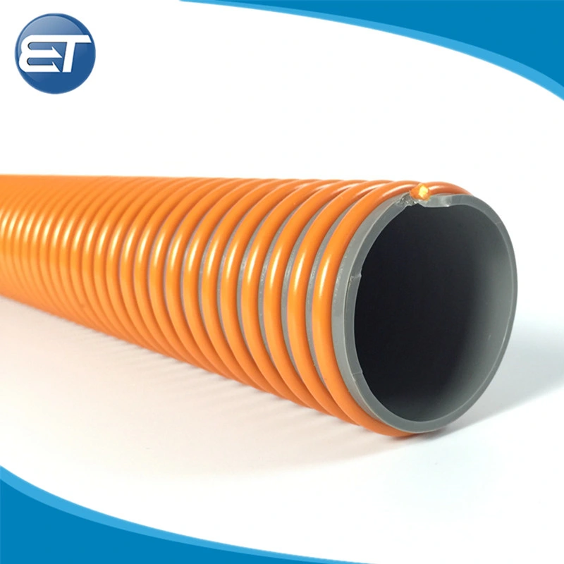 High Temperature Pressure 12 Inch PVC Industrial Vacuum Helix Hose