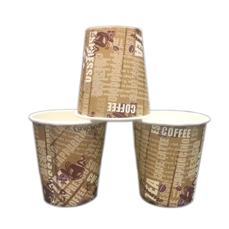 2.5-16oz Disposable Single Wall Paper Cups 7 Oz Hot Selling Size Party Supply