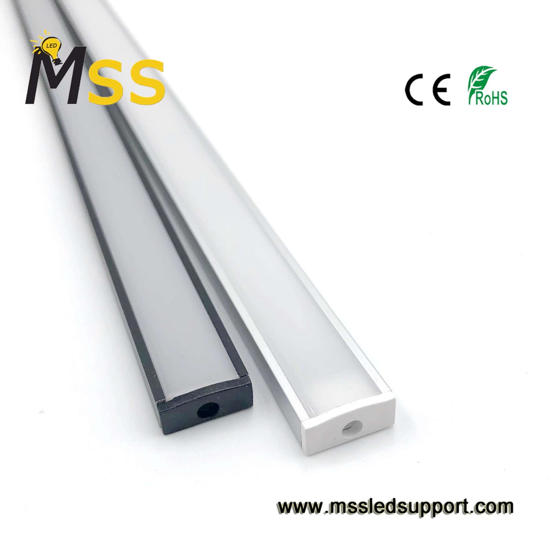 1506 Renovation Works Custom Black Anodized Aluminum Tubing Aluminum Profile Extrusion for LED Linear Light