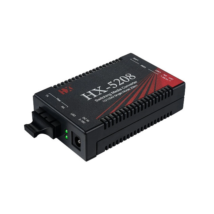 Dual Fiber Sm 10/100/1000m Gigabit Ethernet Fiber Optic Media Converter