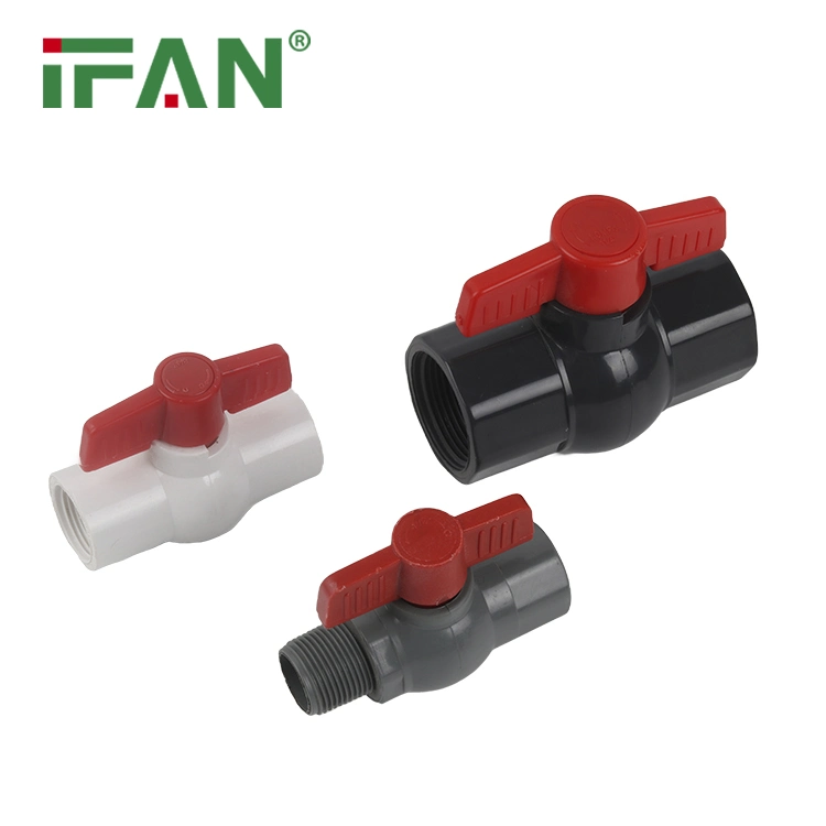 IFAN todas las válvulas de PVC estándar personalizadas 20mm-63mm Accesorios de PVC para Mayorista