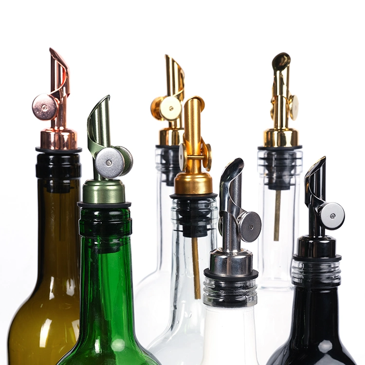 in Stock Drink Service Tool Speed Bottle Stopper Stainless Steel Wine Pourer for Oil Pouring