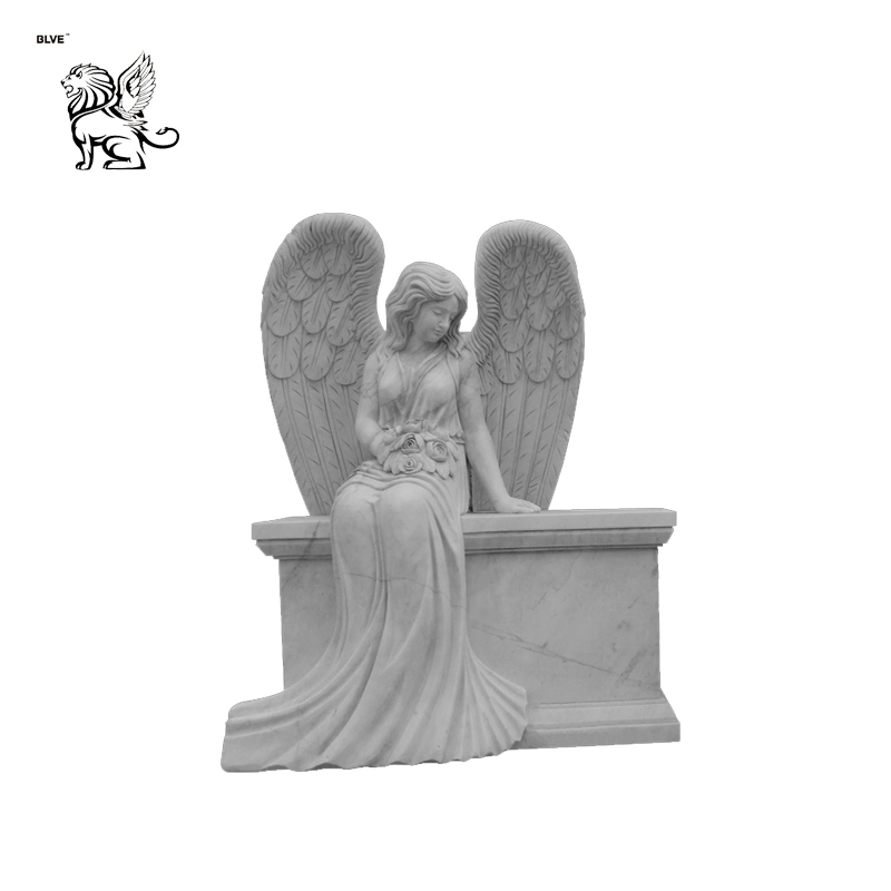 Hot Sale Custom Popular Style Monuments Stone Heart Design Gravestone Mty-09