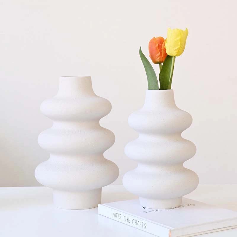 Nordic Ins Style Ceramic Vases, Modern Minimalist Creative Circles, Vases, Homestay Decoration Decorations