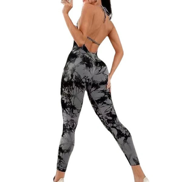 Wholesale/Supplier Breathable Fashion Nude Yoga Running Sports One-Piece Pants Fitness Yoga Wear