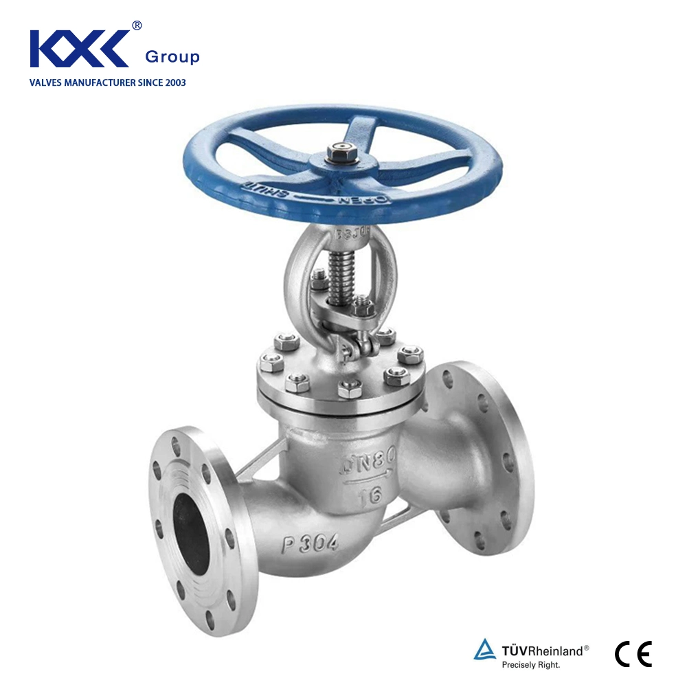 High Temperature Steam Manual Operated Cast Steel Wcb Bellow Seal Globe Valve