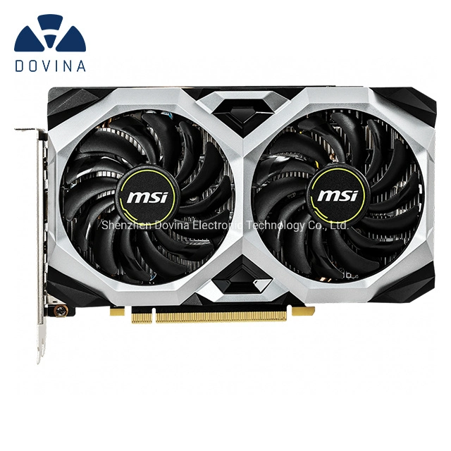 Commerce de gros de la carte graphique Geforce GTX 1660 6 Go de mémoire GDDR5 192 bits Carte VGA