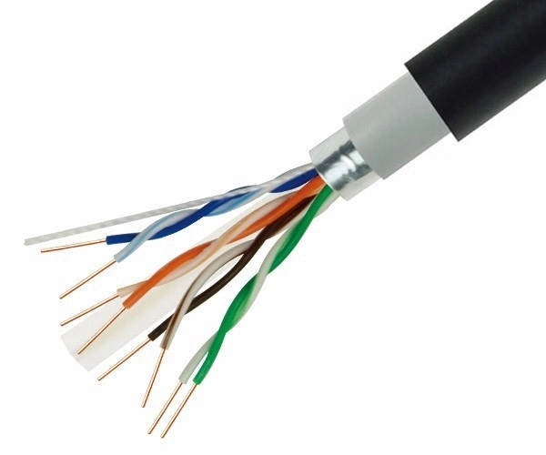 Cable de par trenzado F/UTP CAT6 cable Pass 60331-1-7 Test