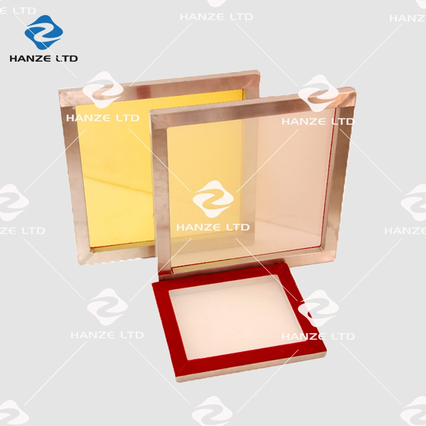 Pre-Stretched Aluminum Silk Screen Printing Frames with 180 Yellow Mesh