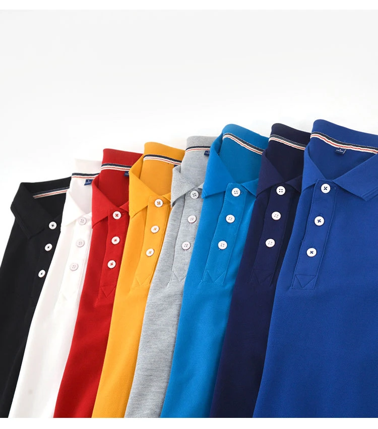 Hot Sale Blank Cotton Polo Shirts Unisex Custom Embroidery Logo Shirts Plain Work Uniform Unisex Polo Shirt