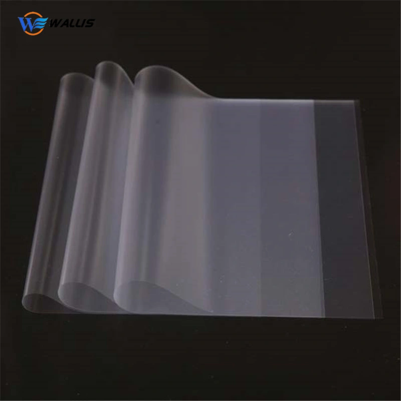 A4 0.08mm PVC Polycarbonate Pet Card Material Coated Overlay Film with Glue for Digital Printing Sheet