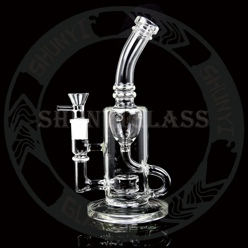 Crystal Honeycomb Jet Perc Clear Items Mothership Klein Recycle Glass Water Pipe Smoking