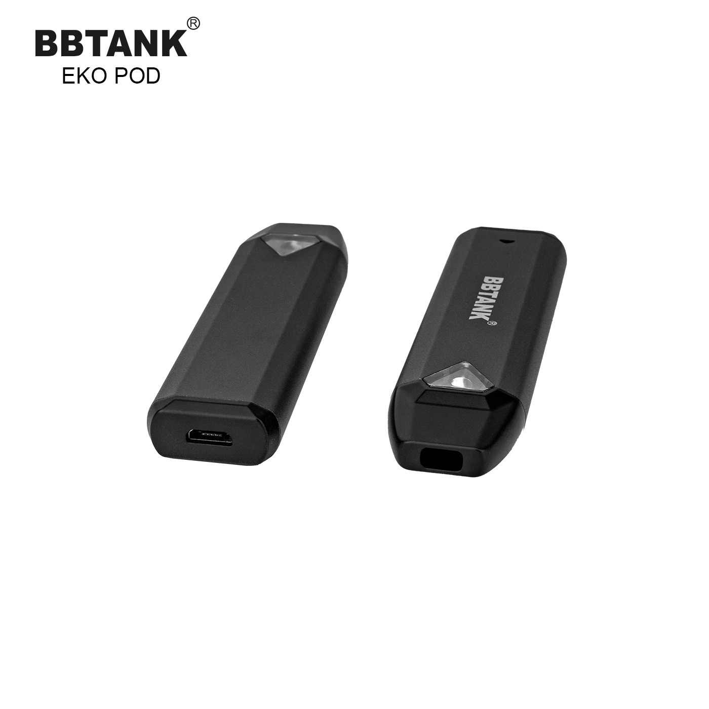 Wiederaufladbares USB C Pod System mit Live-Harz-Vape-Einmalvape Keramik Heizelement beste Gerät für D8 / D9 Öl