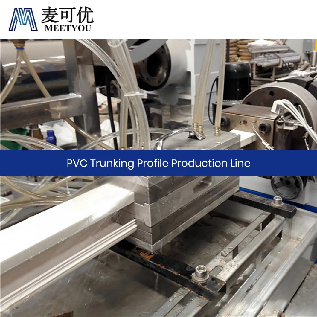 Meetyou Machinery PP Profile Production Line ODM Custom China PVC High Degree Automation PVC Profle Extruder Manufacturer Configure The Punching Machine