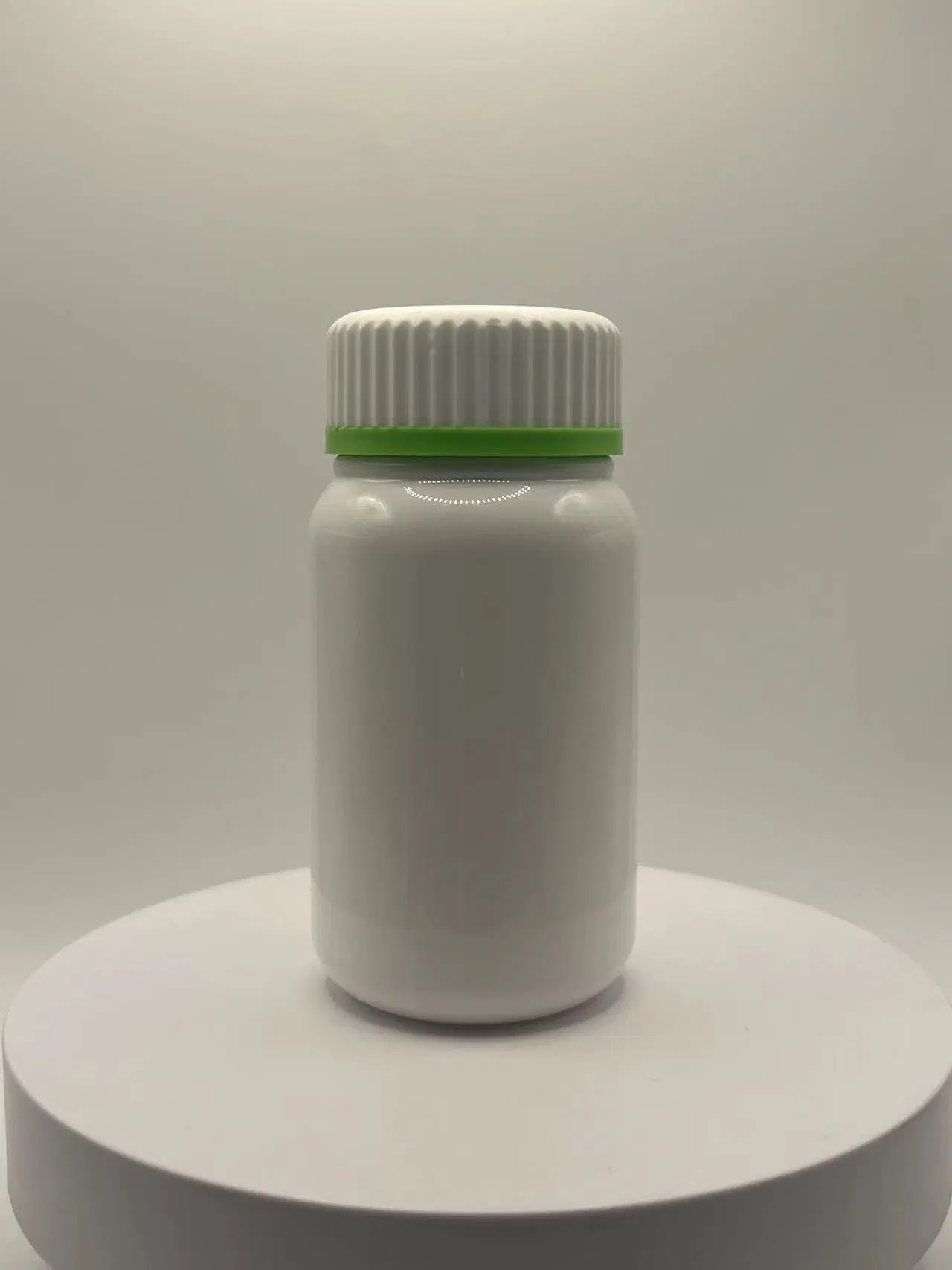 Pet 150ml Milky White Opaque Health Care Leaf Plastic Bottle