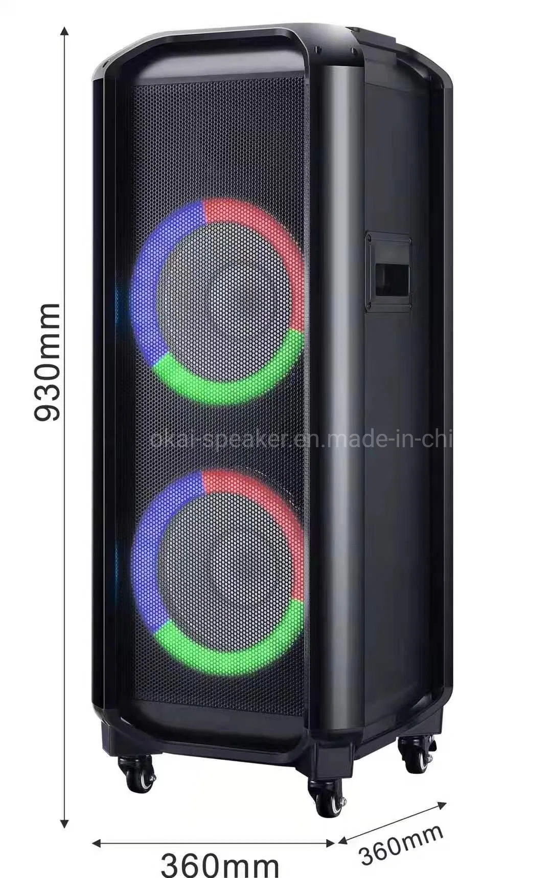 Stock 2022 OEM New 10inch Active Battery Trolley Wireless Bluetooth Audio Speaker Outdoor Portable MP3 Speaker PA Sound Box