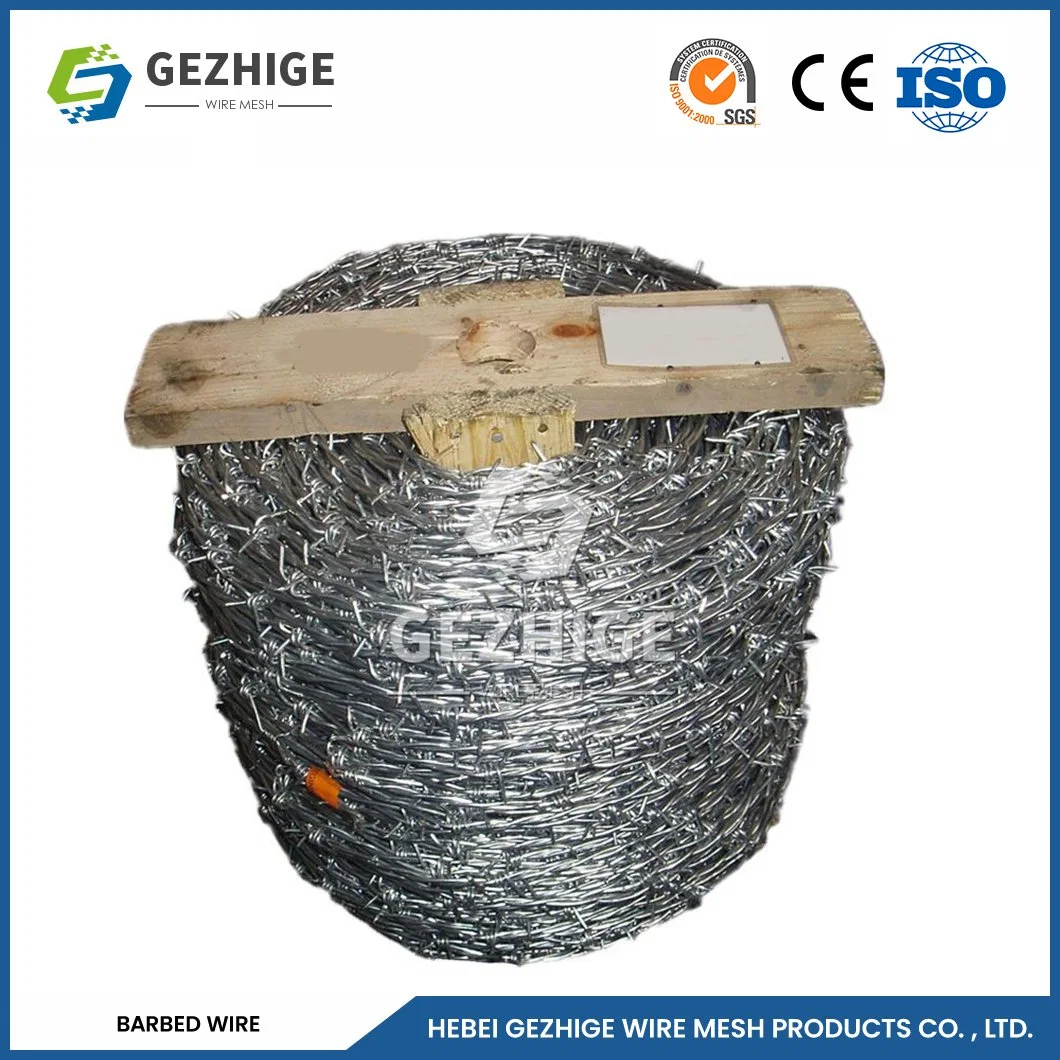 Gezhige Spiral Barbed Wire Factory 60mm Barb Length Aluminum Alloy Barbed Wire China 6.9223 Stab Distance Barbed Wire Round