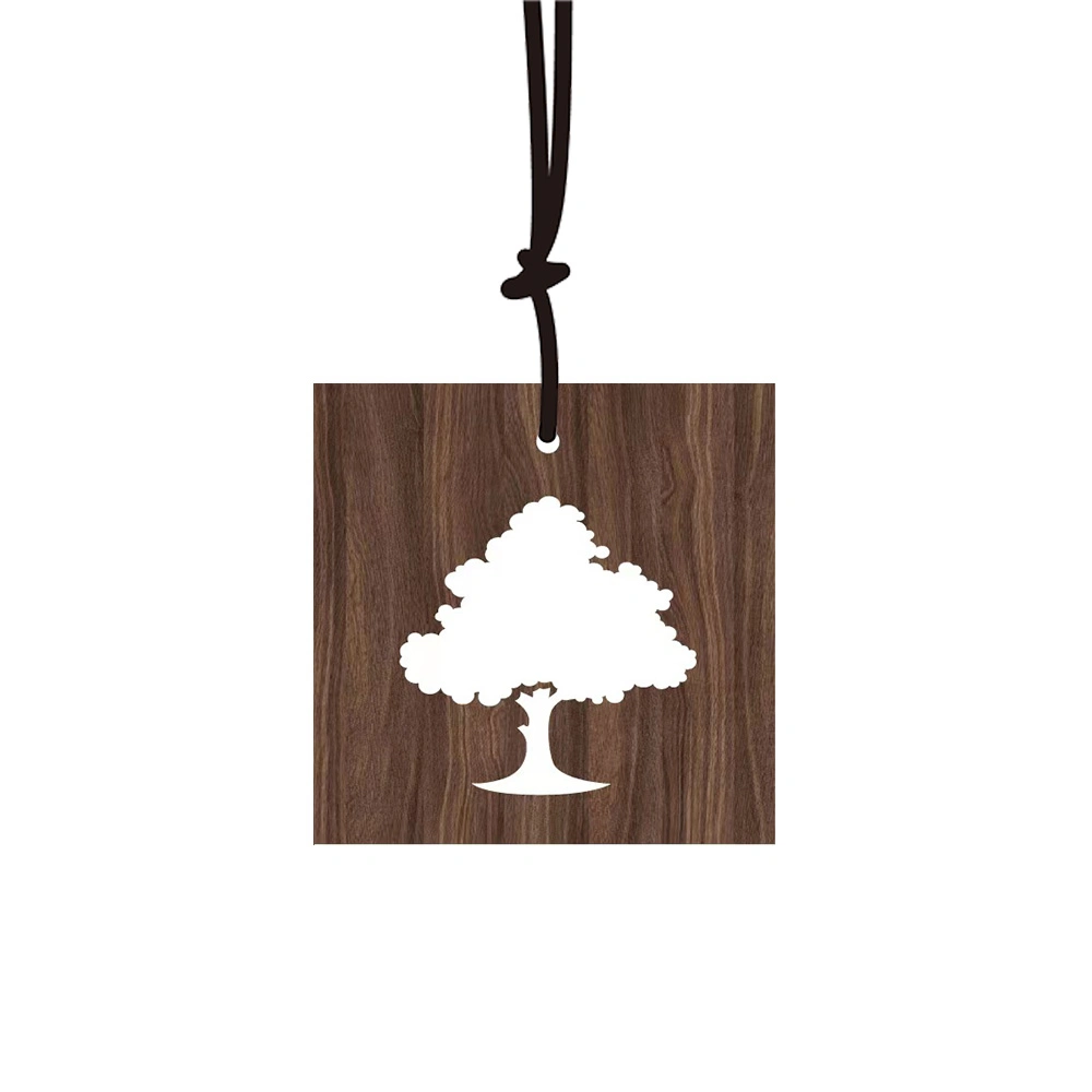 Innovative Car Airfreshner Wood Long Lasting Customize Car Freshener Perfume Card