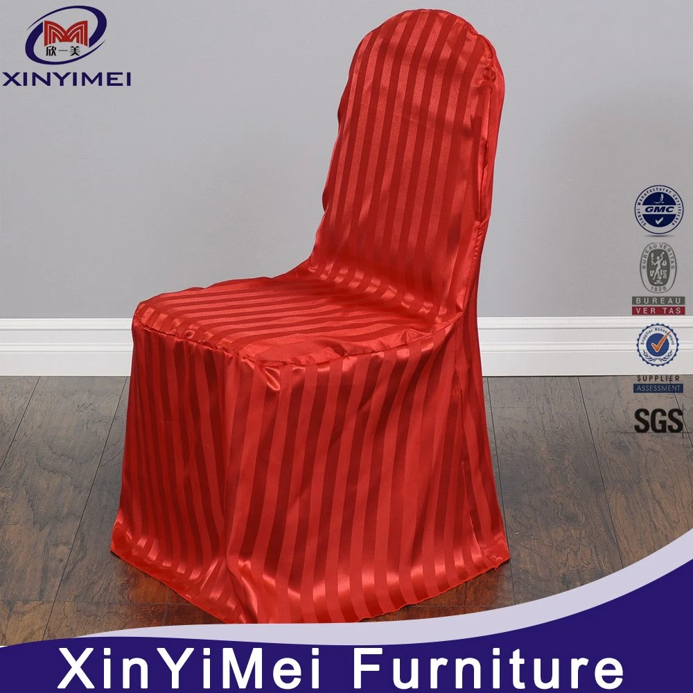 Good Quality Universal Red Banquet Spandex Chair Cover (XYM-BC07)