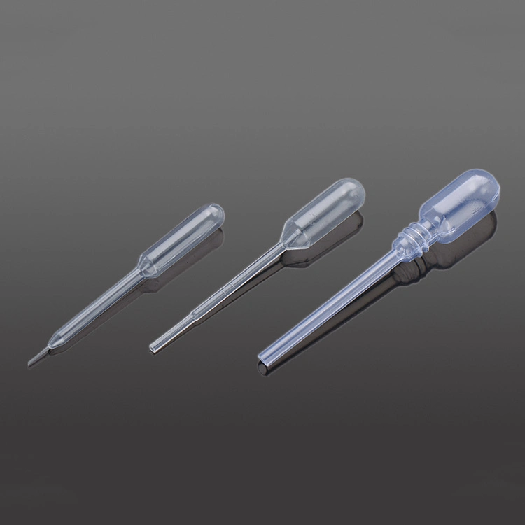 Las pipetas Pasteur 5ml suministros de laboratorio de transferencia de estéril de plástico desechables