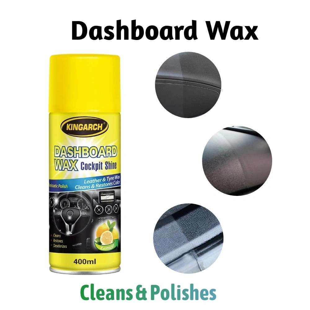 Aerosol Filling Car Care Product Leather Tyre Wax Cockpit Shine Dashboard Polish Spray