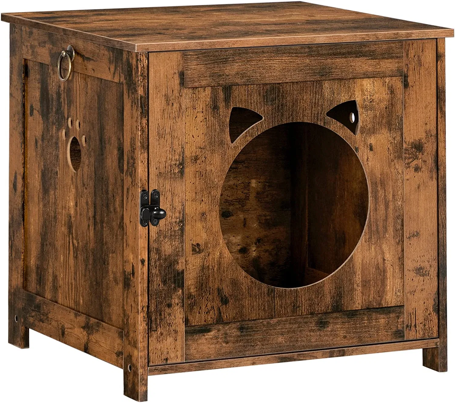 Cat Litter Box Furniture Hidden with Entrance