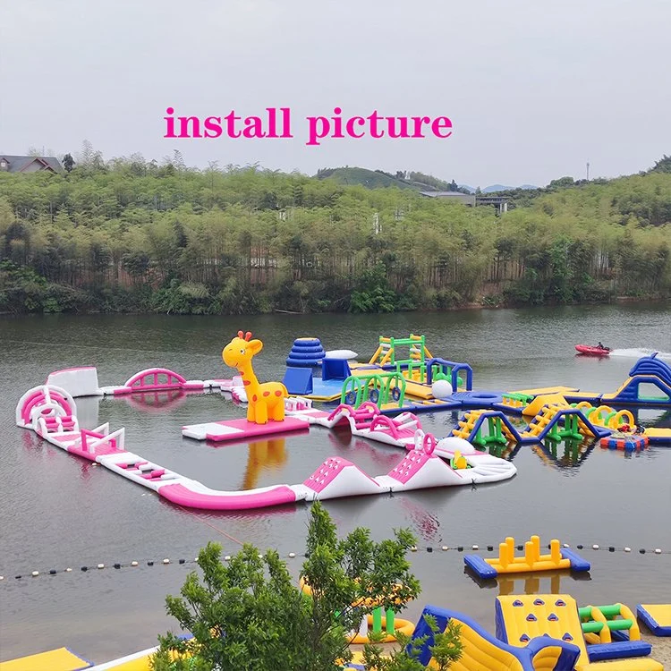 Neues Design Funny Water Slide Aufblasbare Erwachsene Spiele Ausrüstung Wasser Vergnügungspark