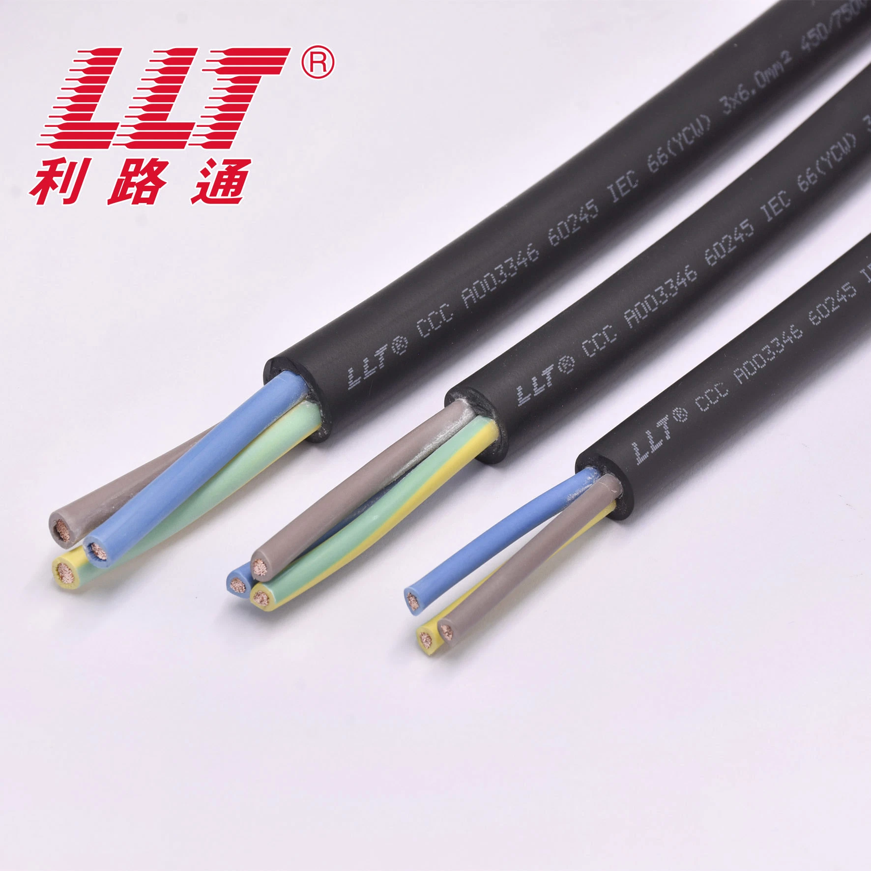 H05RN-F de la chaqueta de goma flexible Cable de alimentación con certificación VDE