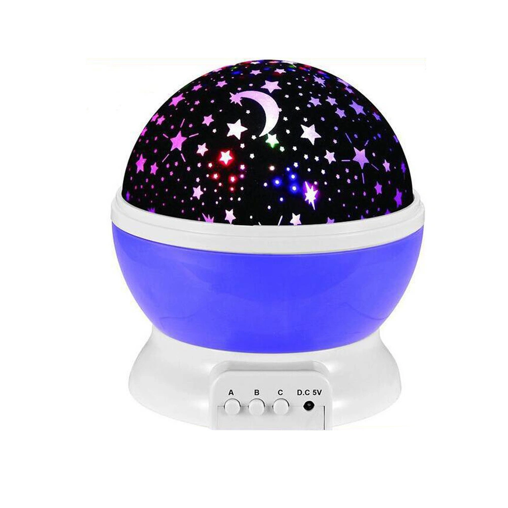 Proyector de luz de la galaxia starry sky LED giratorio noche colores luz Planetario, los niños Los niños de la luz de luna estrella en la habitacion de la luz de regalo