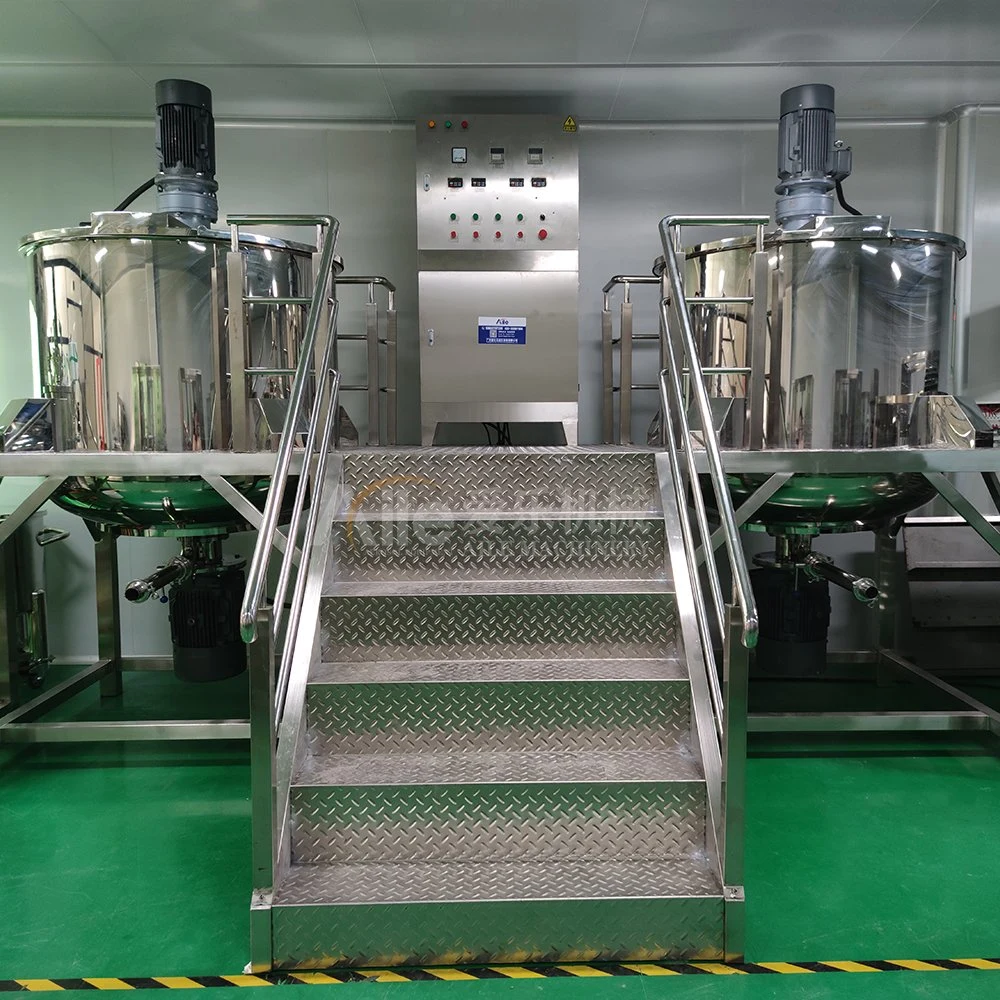 Low Price Chemicals Production Equipment 100L Double Layers Liquid Soap Making Detergent Mixing Machine