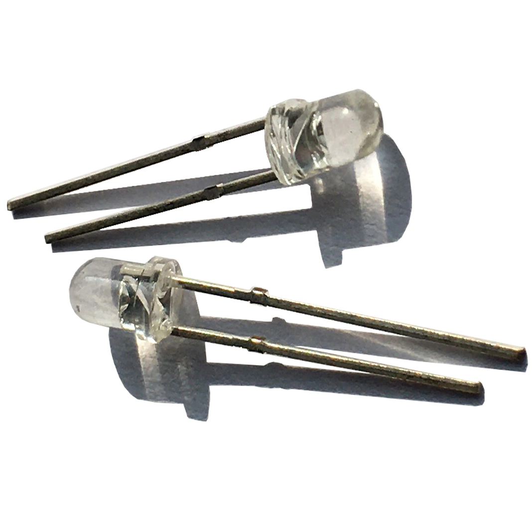 من خلال نوع حزمة Hole Package Type الأشعة تحت الحمراء Diode F5/F8/F10 الأشعة تحت الحمراء 2000nm 3000 4000 نانومتر/متر