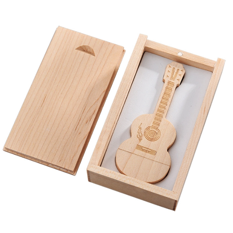 High Speed Wooden Guitar USB 3,0 Flash Drive 32GB Regalo Unidad USB