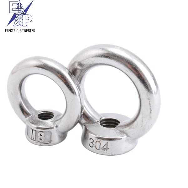 Hot Dipped Galvanized Heavy Duty Forged Eye Nut Oval Nuts