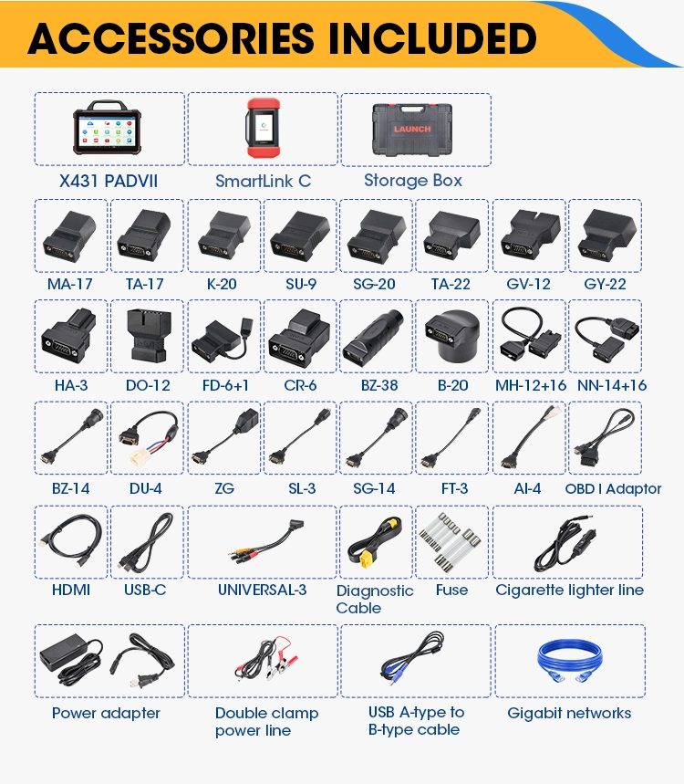 Diagnostic Machine OBD for Car Universal Launch X431 Pad VII