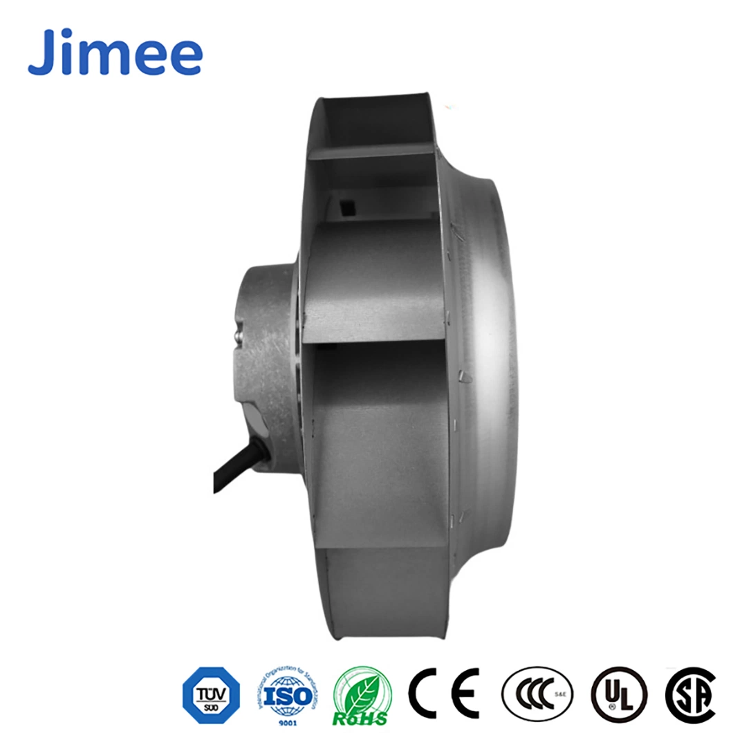 Jimee Motor China Positive Displacement facturers Jm140d4a2 36-57 (VAC) فولتية التشغيل مراوح وحدة التحكم في الطرد المركزي PBT معدنية المروحة المحورية لمدة التهوية في الهواء