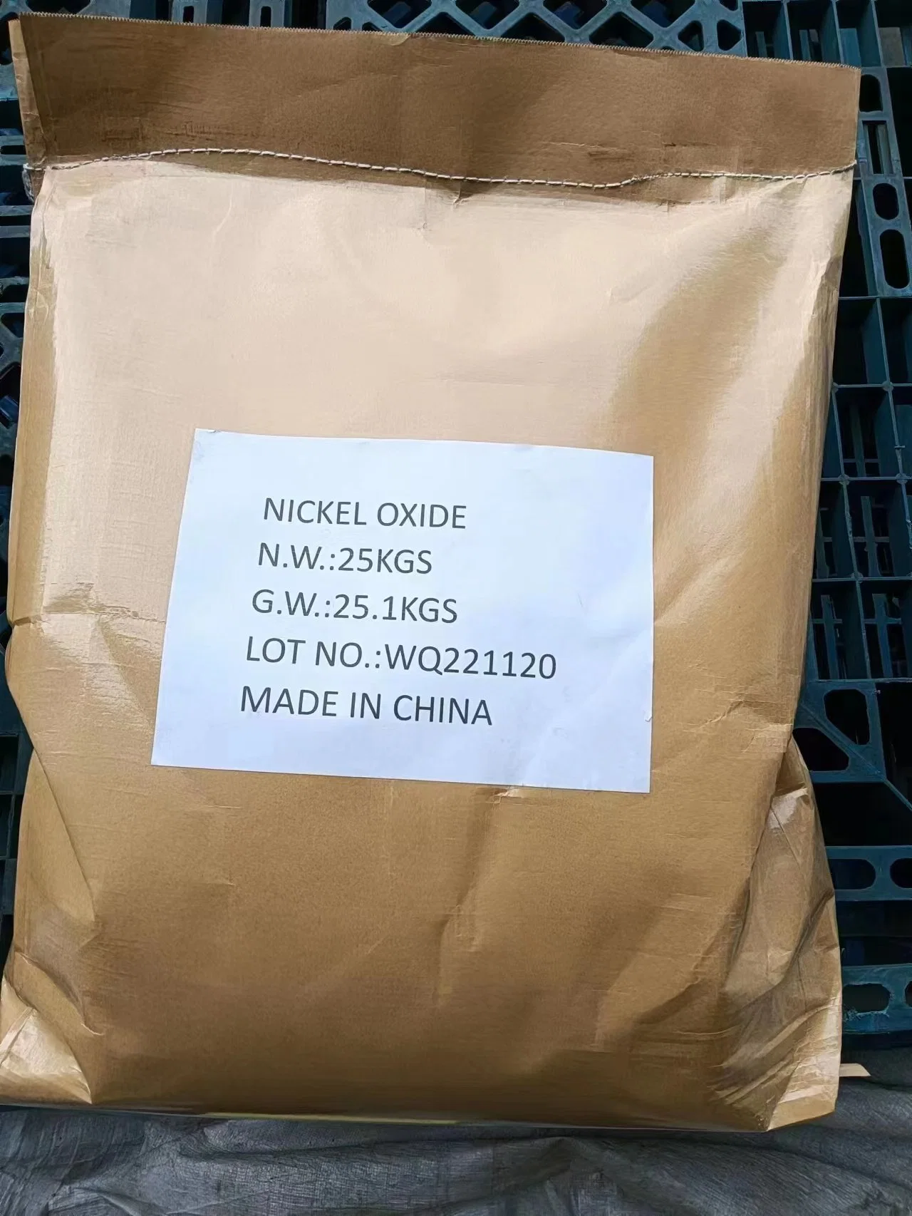 Nickel-Iron Battery Cathode Material Nickel (II) Oxide with 99% Purity CAS 1313-99-1