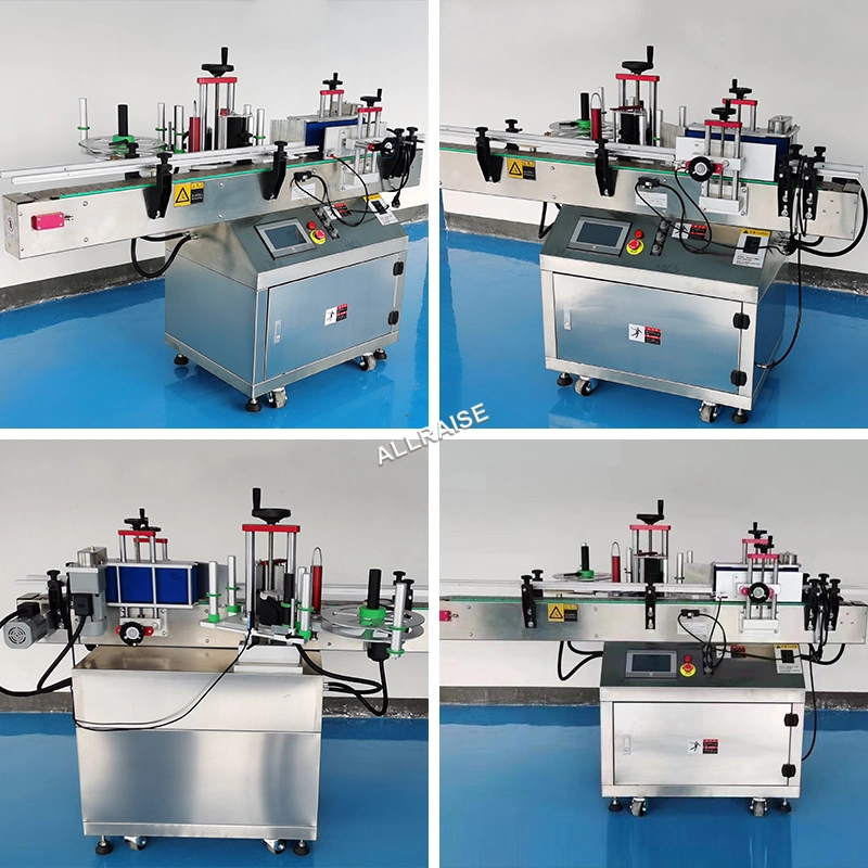 High Quality Automatic Round Bottle Positioning Labeling Machine for Paint Cans Bottle Label Applicator