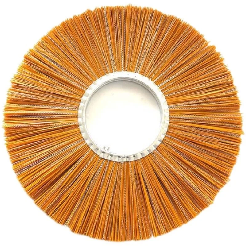 Injection PP Ring Road Sweeper Brush Flat Wafer Brush