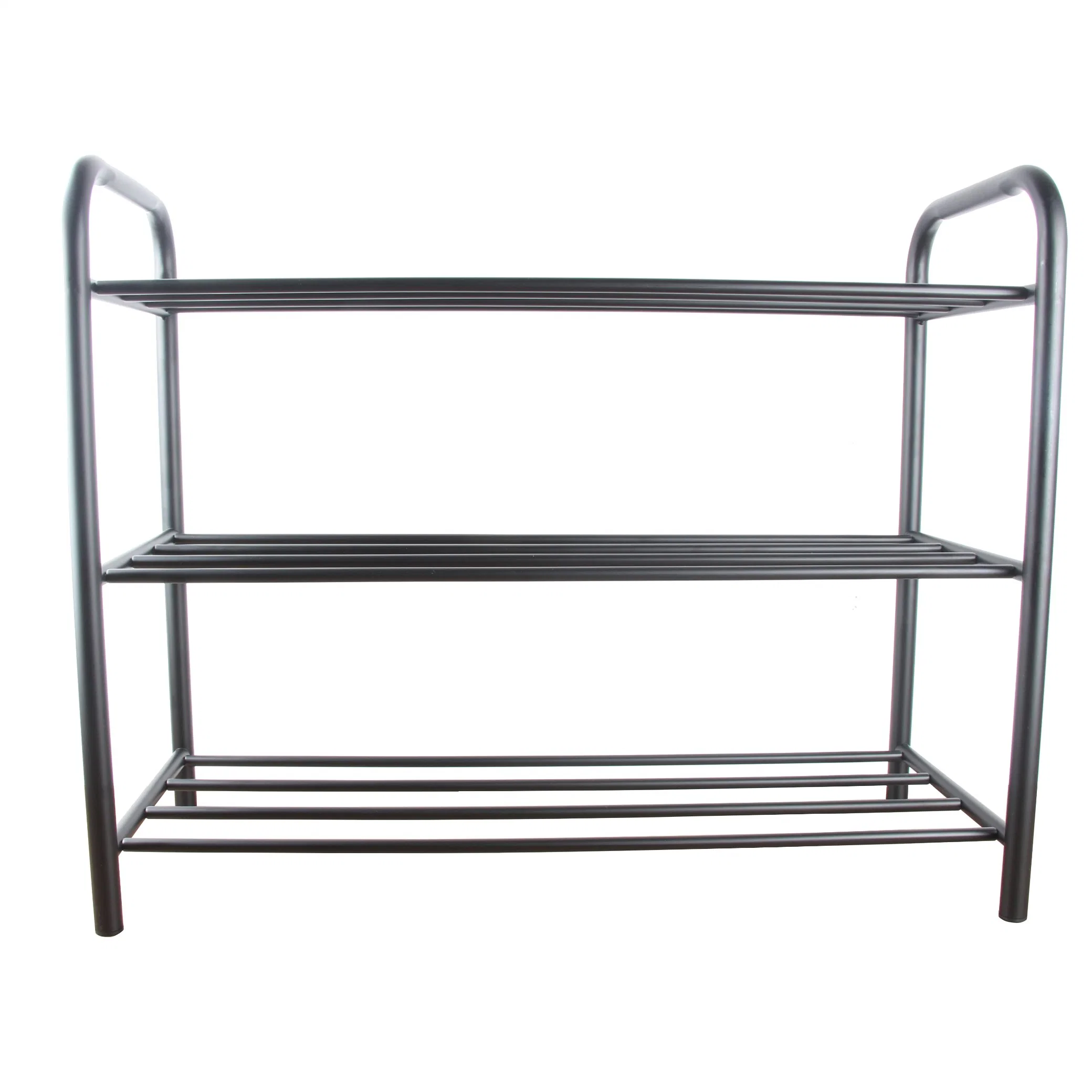 Wohnzimmer/Schlafzimmer/Büro/Hotel/Home Möbel 3 Tier Metall Schuhaufbewahrung Rack Organizer