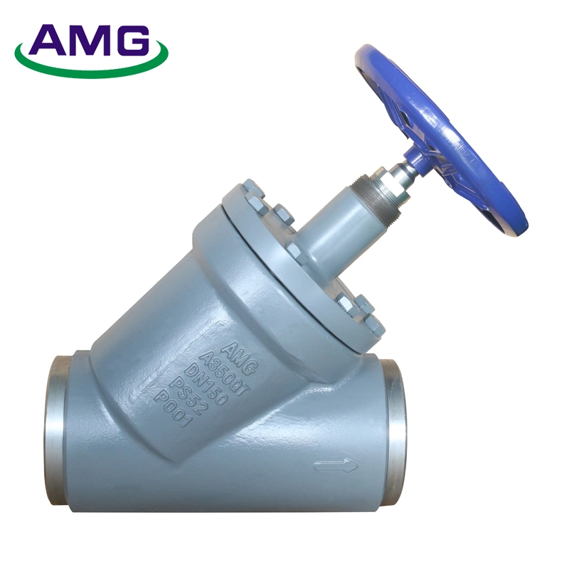 Stainless Steel Butt Hydraulic Welding Straight Through Globe Valve for Refrigeration Equipment