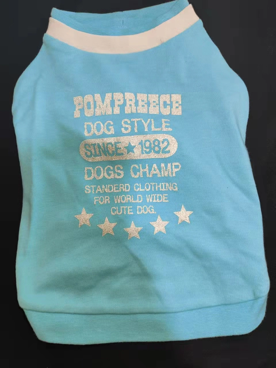 Cães Champ Fornecedor Pet Dog Vestuário roupas de designer