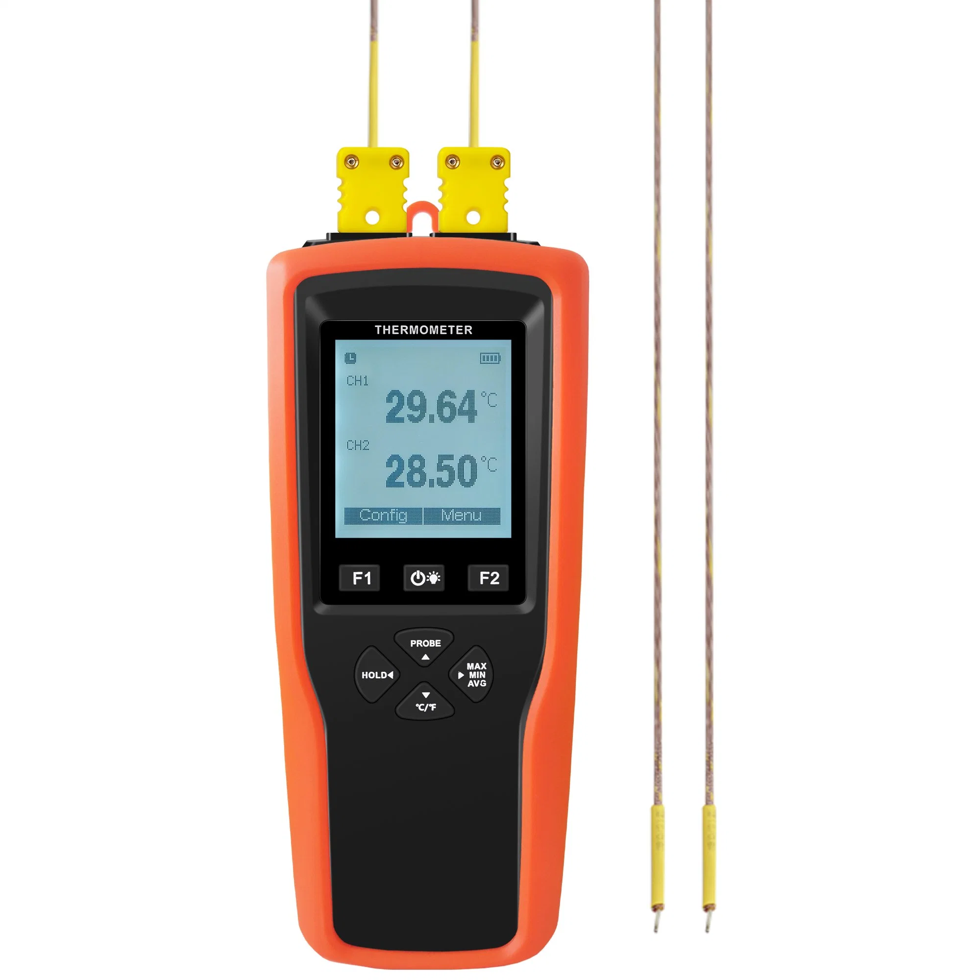 USB Two Channels High Accuracy Data Logger Thermometers
