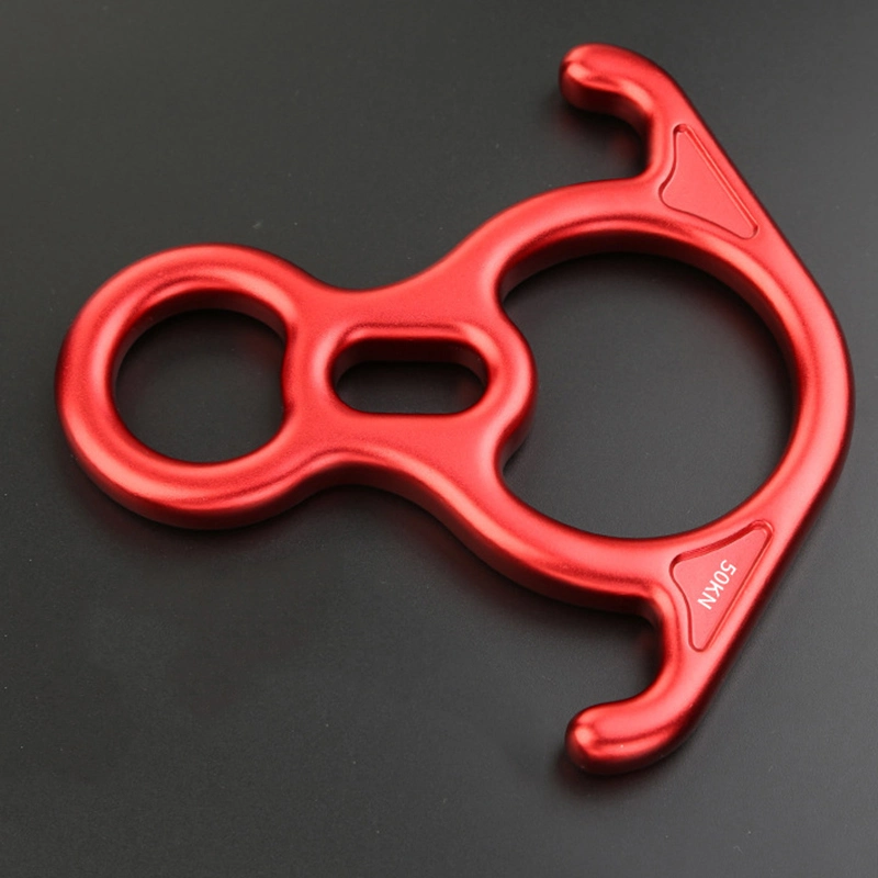 Aluminum Alloy Descender Large Bent-Ear Belaying Rappelling Gear Device Climbing Wyz15283