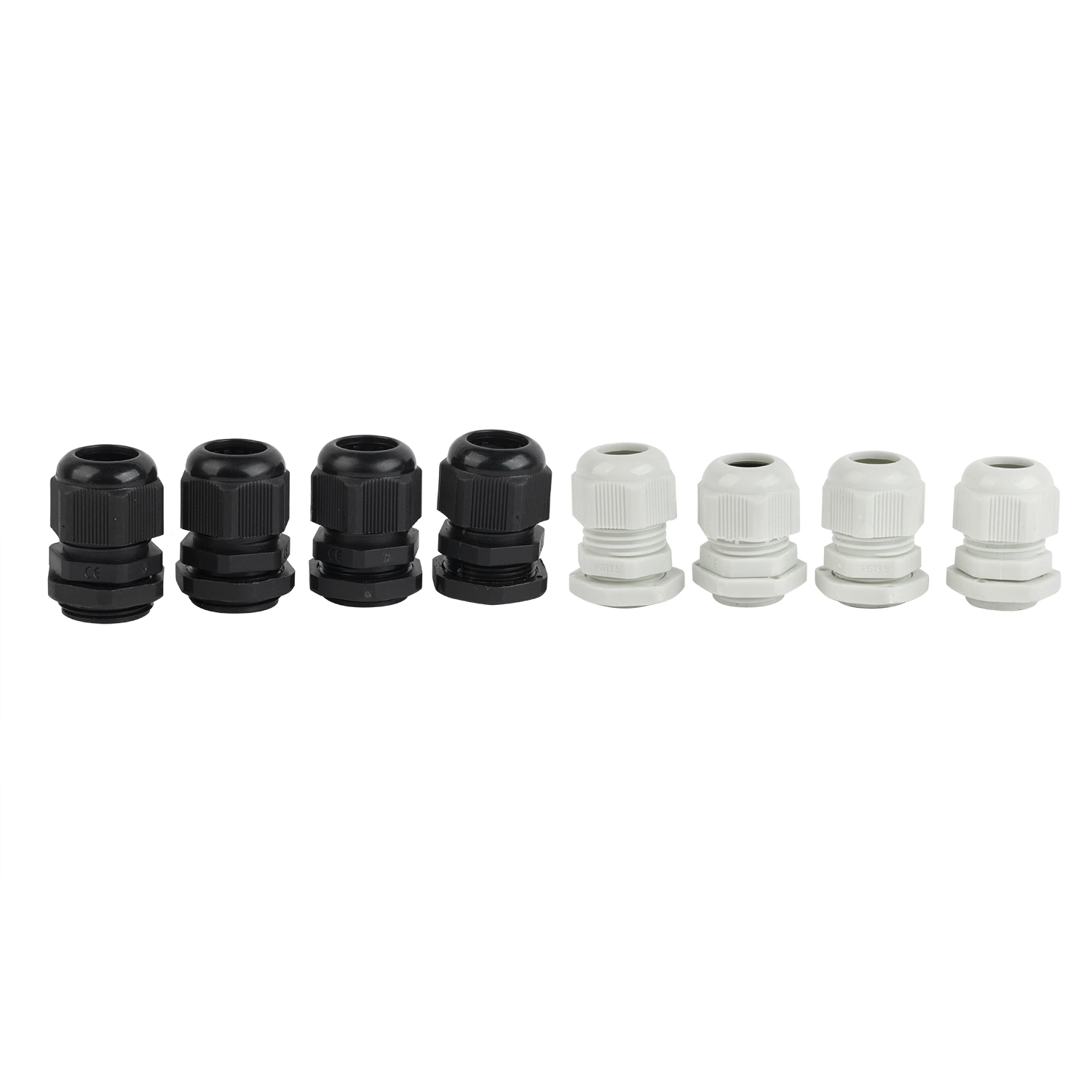 New Type Nylon Waterproof IP68 Cable Gland Joint White Plastic Waterproof Cable Glands Joints