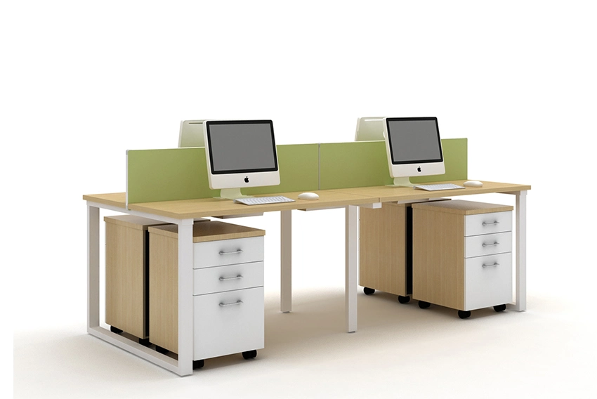 Commercial Office Furniture Modular Rectangle Office Desk 4 Person Workstation