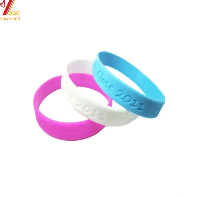 Whoelsale Custom Silicone Bracelet/ Wristband for Promotion Gifts (YB-at-06)