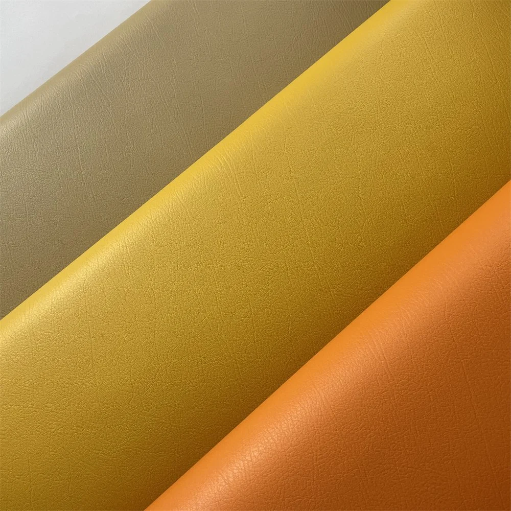 High quality/High cost performance  Cheap Black Soft Rexine Artificial Synthetic PVC Leather for Sofa