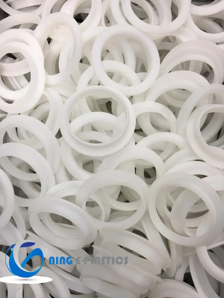 La alta calidad de color blanco puro Vástago de PTFE Teflon Barra redonda de cabeza redondeada PTFE tornillos M6, M8, M10 Los tornillos de PTFE