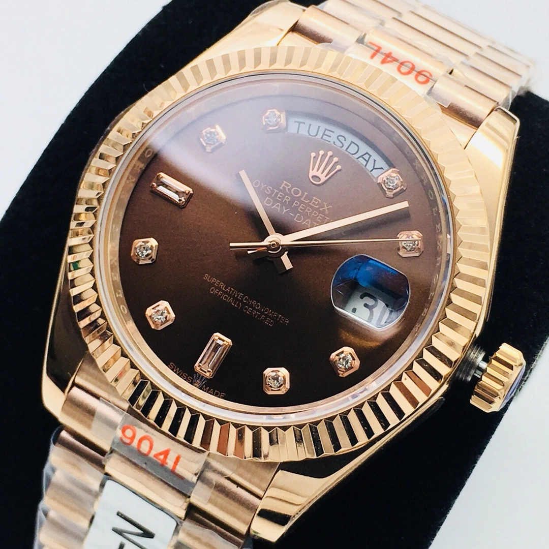 Strap Wristwatch Luxury Quartz Watch Rol&&Ex Watches Stainless Steel Buckle Custom Made Rectangle